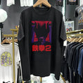 90s Tekken 2 Washed T-Shirt Black L