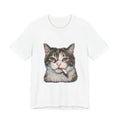 Funny Smoking Cat Meme Graphic Tee Gen Z Aesthetic Retro Cat Lover Gift T-Shirt