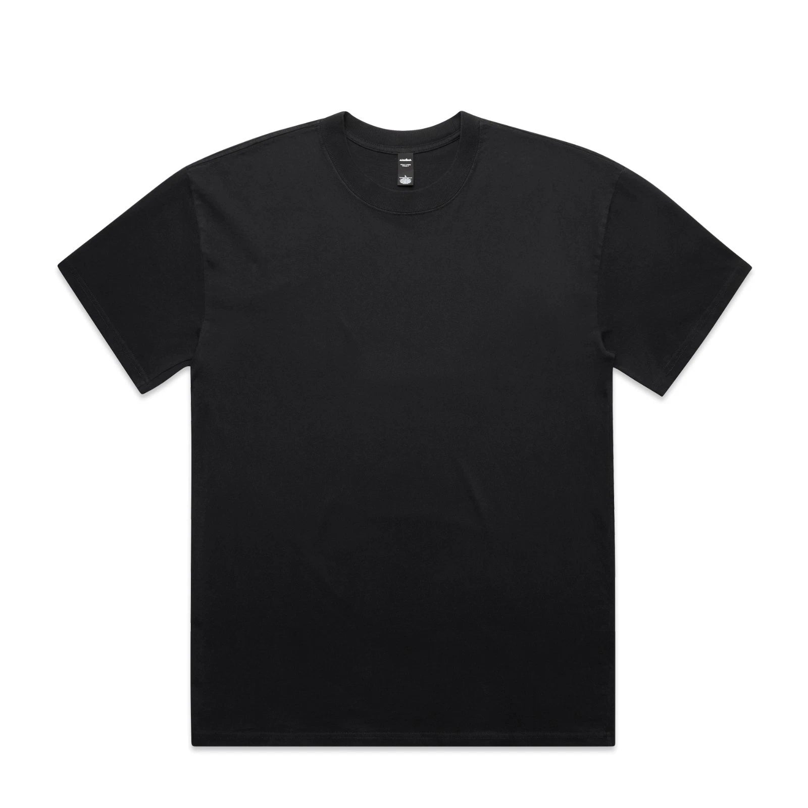 AS COLOUR HEAVY FADED MINUS BLACK OVERSIZED TEE [2-PACK] - LARGE, BLACK
