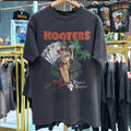 Y2K Hooters Wings And Wagers Las Vegas Promo T-Shirt Black L