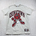Chinatown Market Absent Basketball T-Shirt Men's S Slam Dunk Arc Devil Graphic