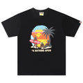 BAPE Sunset Beach Ape Head T-Shirt Black | A Bathing Ape