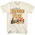 Fraggle Rock Jim Henson 80's Cartoon Logo & Dancing Fraggle's Men's T Shirt