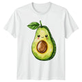 Kawaii Avocado T-Shirt Cute Fruit Summer Food Gift For Him And Her
