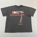 Vintage 1996 Deep Purple Purpendicular Tour Tee T Shirt XL Faded Distress Grunge