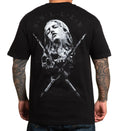 Sullen Pin Up Punk Bike Street Life Gothic Americana Tattoo Art Mens Tee TEMPLE