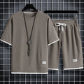 Hot Casual Shirt Set Comfortable Male Stylish T-Shirt Brand New High Quality