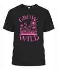 Grow Wild Shirt Floral Bee Garden Aesthetic Tee Nature Lover Bella Canvas