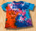 CUSTOM TIE DYED DUNDER MIFFLIN THE OFFICE MENS XXL TV SHOW CREW NECK T-SHIRT