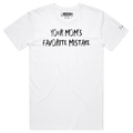 VOICEART Your Moms Favorite Mistake Funny Graphic Meme Tee with Sarcastic Joke