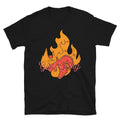 Girl Gang Heart On Fire Classic Trendy Design Casual T-Shirt