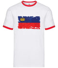 Liechtenstein Grunge Stil Flagge - Herren Ringer - Vaduz Stadt City Love Live