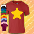 Steven Universe T-shirt Yellow Star Comedy inspired Cartoon Kids Tee