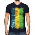 Karakalpakstan Grunge Flag T-Shirt T-Shirt Top Football Gift Clothes