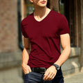 L~4XL Quick Dry Ice Silk Tshirt for Men Mesh Stretch Short Sleeve Sporty Shirt