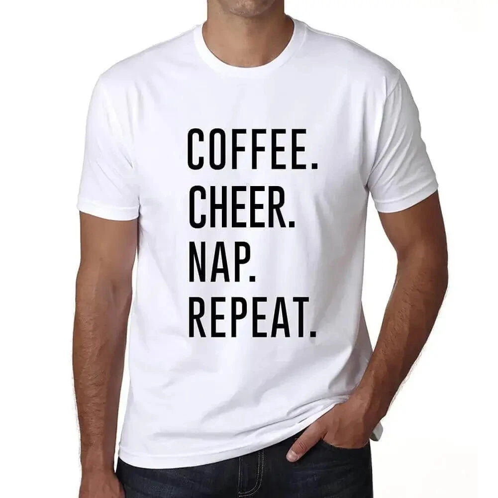 ULTRABASIC men's t-shirt coffee applause nap rehearsal coffee cheer