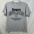 Peegeo's Scumbag University Alumni Distressed Small T-Shirt Beer Appetizer TC Mi