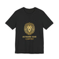 Lion Head 'Outwork Your Comfort' Tee | lion shirt, boundary setting apparel