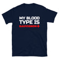 Sauvignon Wine Blood Type Funny Alcohol T-Shirt