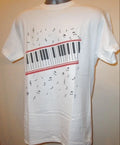 Beat It Video Keyboard Notes T Shirt Retro 80s Jacko Pop Music Thriller New 342