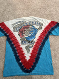 VTG Y2K 2003 Liquid Blue Grateful Dead Tie Dye Steal Your Face T Shirt L
