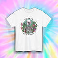 Plants Not People Shirt Skeleton Funny Nature Goth Humor Garden Tee S-5XL