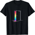 Minimalist Open Door Light Design T-Shirt