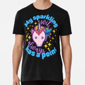 Sparkling Unicorn Meme Size S to 5XL Made in the USA T-Shirt