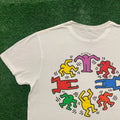 Keith Haring Circle of Unity T-Shirt White Modern LGBTQ Pop Art Artist Graffiti
