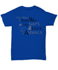 Funny Wine and Animal lover - Unisex Tee