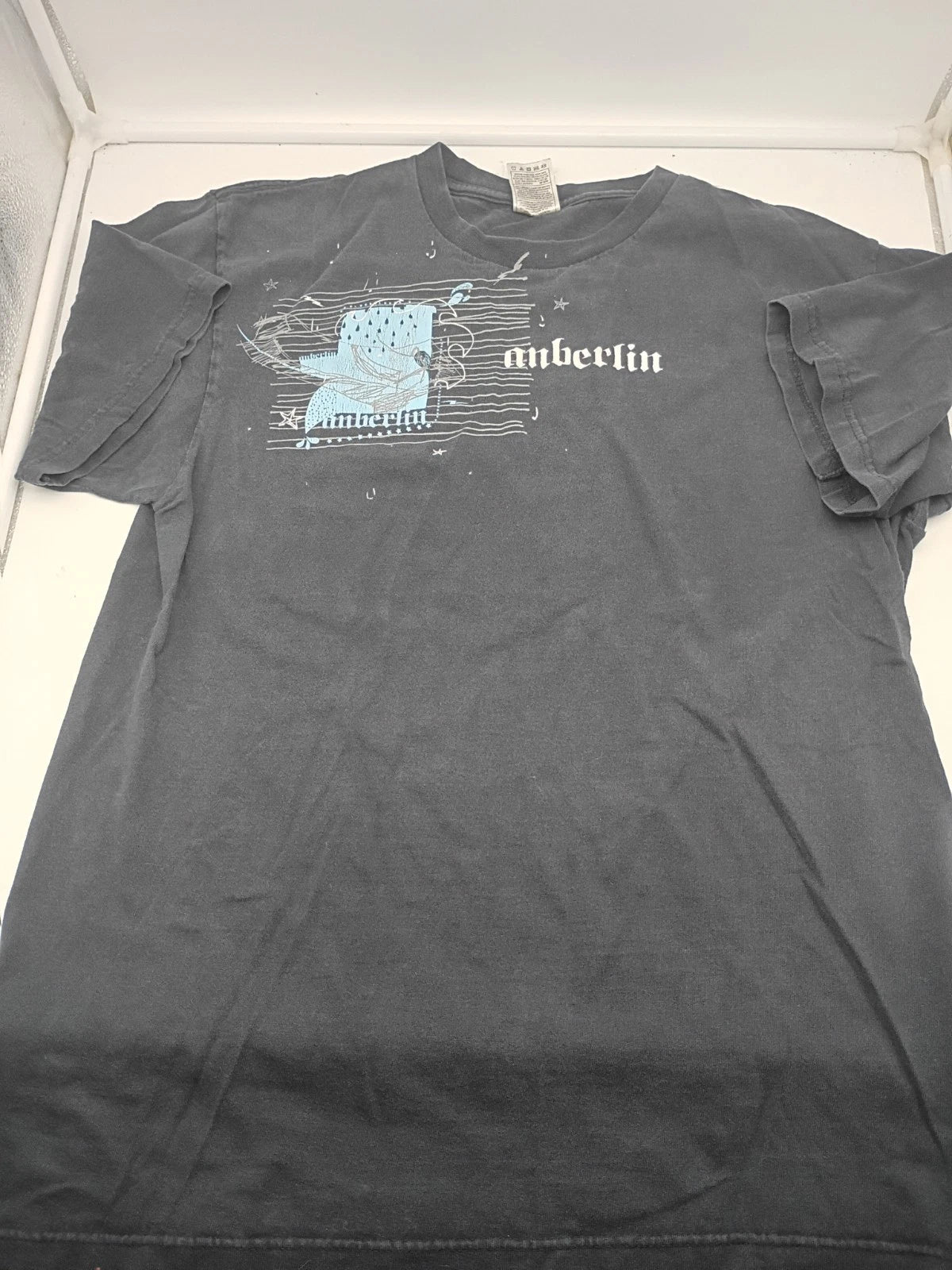 Vintage Original Y2K Anberlin Alternative Rock Band T-shirt size Large