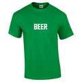 BEER T-shirt White Irish Green Saint Patrick's Day Cotton Drinking Shirt S-5XL