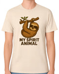 My Spirit Animal Cool Sloth Graphic Unisex T-Shirt Funny Lazy Vibes Tee