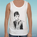 Canotta T-Shirt " Audrey Helpburn Tatuaggio Smoke " Tank Top Gift Idea