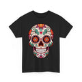 Dia De Los Muertos Sugar Skull La Catrina Day Of The Dead Floral Graphic T-Shirt