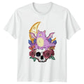 Kawaii Pastel Goth Bat Cat T-Shirt Pastel Goth Alternative Clothing