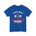 I COOK WITH WINE T-Shirt – Funny Grilling Lover Chef Cooking Graphic Tee