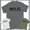 NAVY ST T-SHIRT Gym UFC MMA Training Top Mixed Martial Arts 2014 Kingdom TEE
