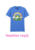 Kawaii frog reading Adult TShirt S/M/L/XL/XXL In Various Colours