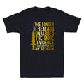 Supporting My Decision No Vaccine Anti Vax Anti Vaccine Funny Quote Joke T-Shirt