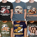 Funny Lazy Animal Unisex T-Shirts | Perfect for a Chill Vibe unisex t shirt #CF1