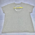 Vintage Ralph Lauren Polo Jeans Y2K Geometric Sphere Gray 2001 T-Shirt Size 2XL
