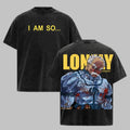 Invincible Conquest Shirt I Am So Lonely Comic Graphic Tee Vintage Acid Wash