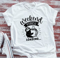Weekend Vibes, Sloth, White Unisex Short Sleeve T-shirt