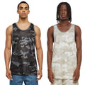 Urban Classics Camo Mesh Tank Top T-Shirt Tank Top Shirt Camouflage