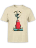 FANTUCCI Zen Pup T-Shirt | Funny Meditating Dog Tee for Relaxed Souls | Unisex