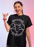 DARE TO THINK FOR YOURSELF, DEVIL,OCCULT Short-Sleeve UNISEX T-Shirt GOTH, 666