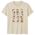 Cute Ghost With Flower Crown Womens T-Shirt Librarian Autumn Halloween