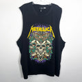 Metallica Worldwired Tour Black Sleeveless Size XL Printed Vest Top H&M