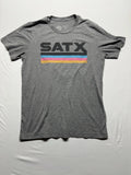 River Road Creative Co. Men's Short Sleeve T-Shirt M Gray Cotton Graphic Logo